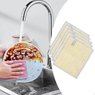 Полотенца для мытья посуды на кухне, сетчатая салфетка из микрофибры, многоцелевые проволочные тряпки для мытья посуды