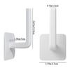 Mounted for Toilet Kitchen Bathroom Storage Rack Paper Roll Rack Towel Holder Tissue Hanger Hook