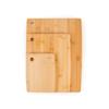 Set of 3 Bamboo Cutting Boards Les Planches De