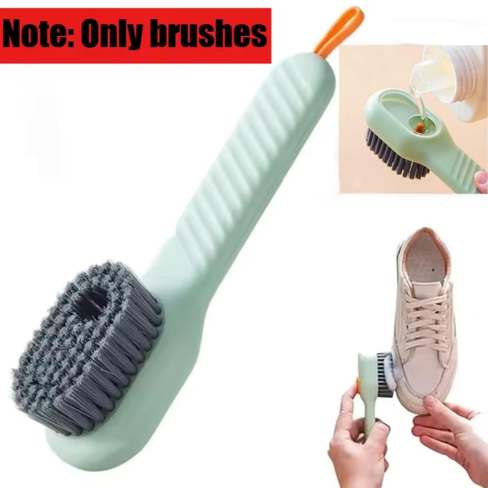 1/2/4PCS Shoe Washing Machine Bag with Liquid Shoe Brush Set Durable Laundry Shoe Bag and Soft Bristle Clean Brush for All Shoes