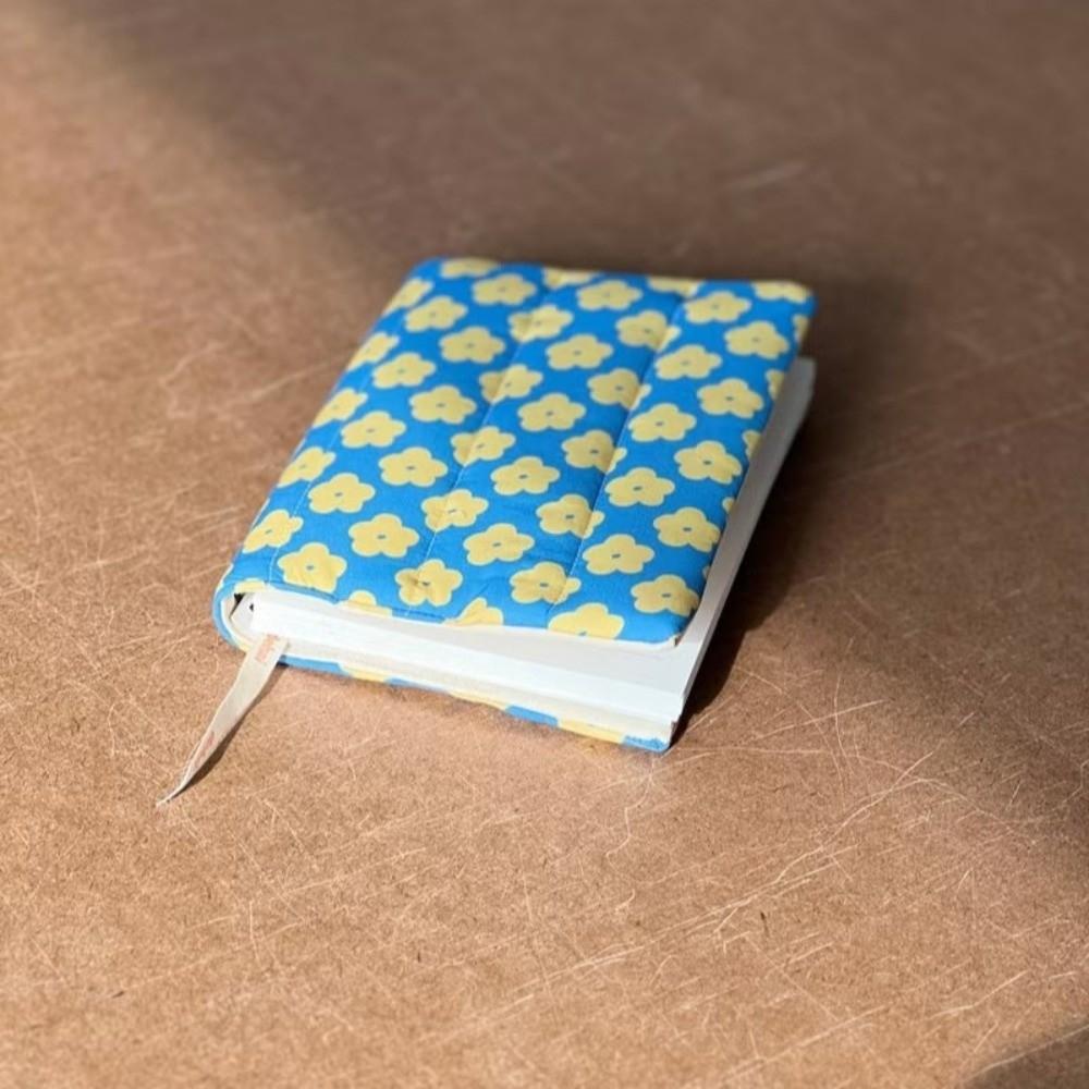 Floral Design Fabric Book Jacket Reusable Fabric Book Sleeve Fabric Notebook Protector Summer