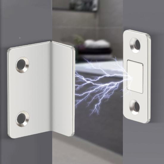 Бытовой защелка для шкафа, ультратонкий, без ударов, с длительным сроком службы, невидимый магнитный дверной стопор, шкаф
