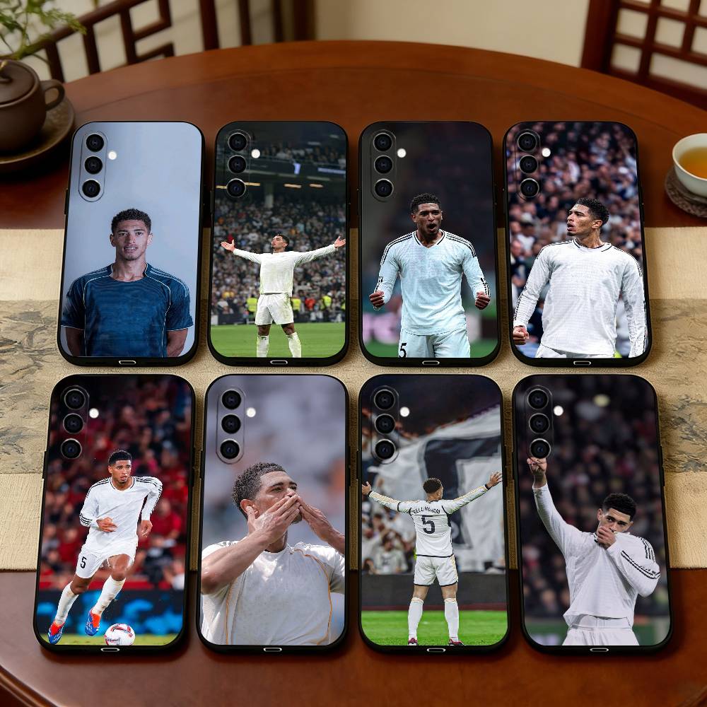 Чехол для телефона J-Jude Bellingham Черный Силиконовый Мягкий Для Samsung Galaxy A73,A72,A71,A70,A53,A52,A51
