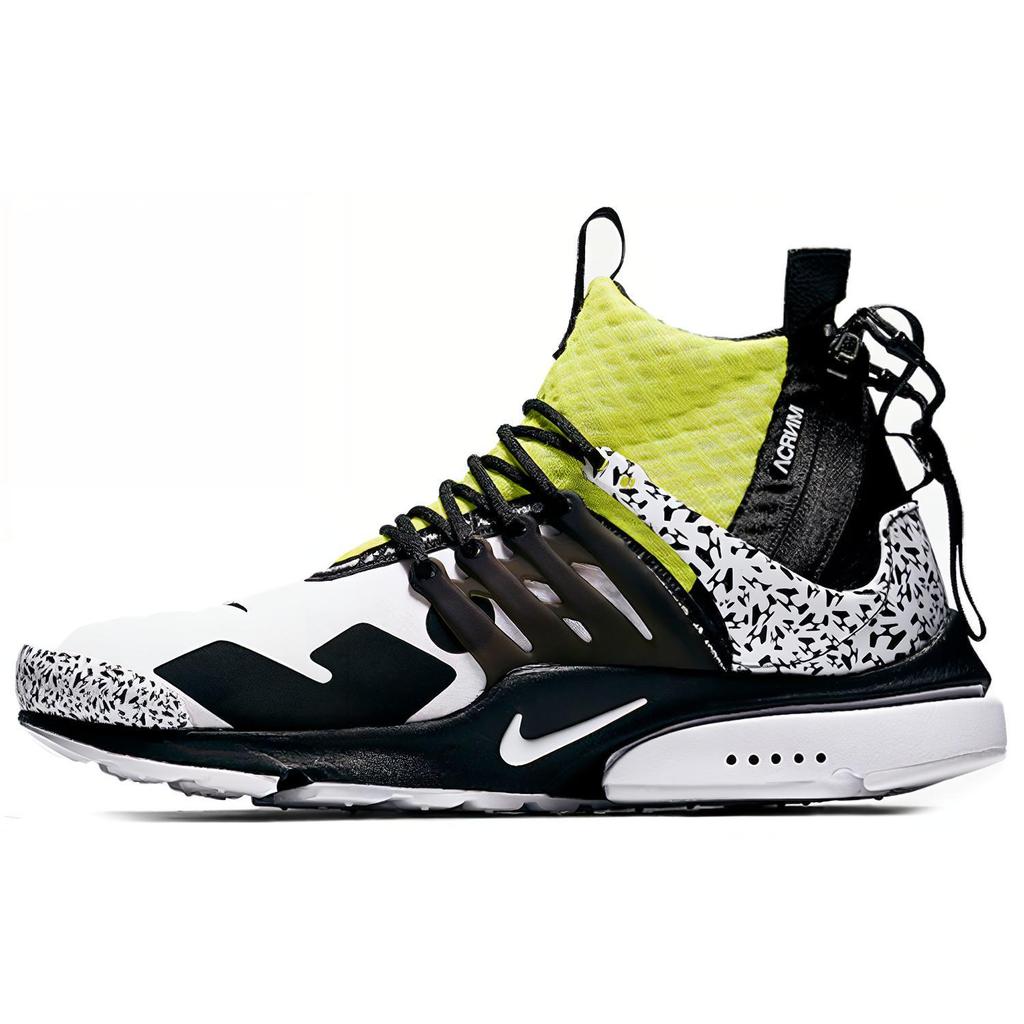New Nike Air Presto Mid Acronym Dynamic Yellow AH7832-100