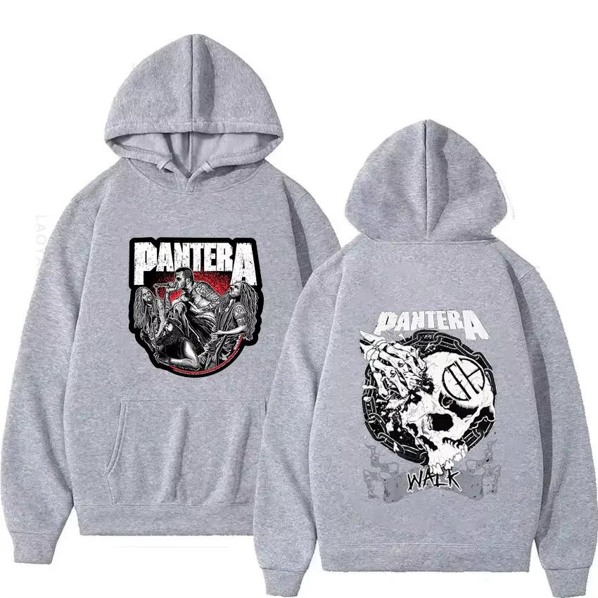 Тема Хэви-метал группы Pantera Мужская одежда Худи в стиле Y2k Толстовка с капюшоном Рубашка с капюшоном Новые Худи и Свитшоты Осень и Базовые