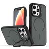 KEYSION Матовый чехол для телефона с покрытием Soft-touch, подставка для линз, для Magsafe, для iPhone 11 12 Pro Max, магнитный, беспроводная зарядка, противоударный