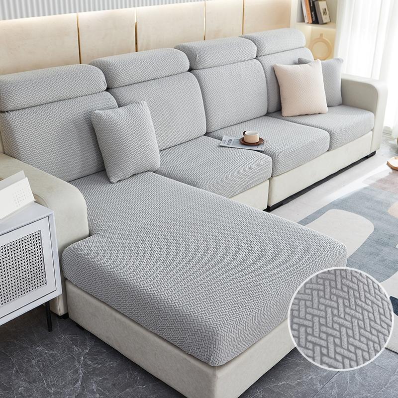 Толстые чехлы для подушек, чехлы для диванов для гостиной, моющиеся эластичные жаккардовые чехлы на сиденья, защита для мебели, секционный диван