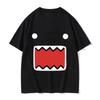 Domo Emoticons, Loose Short-sleeved T-shirts, Summer Couple Round-neck Tops, Trendy Hong Kong Style