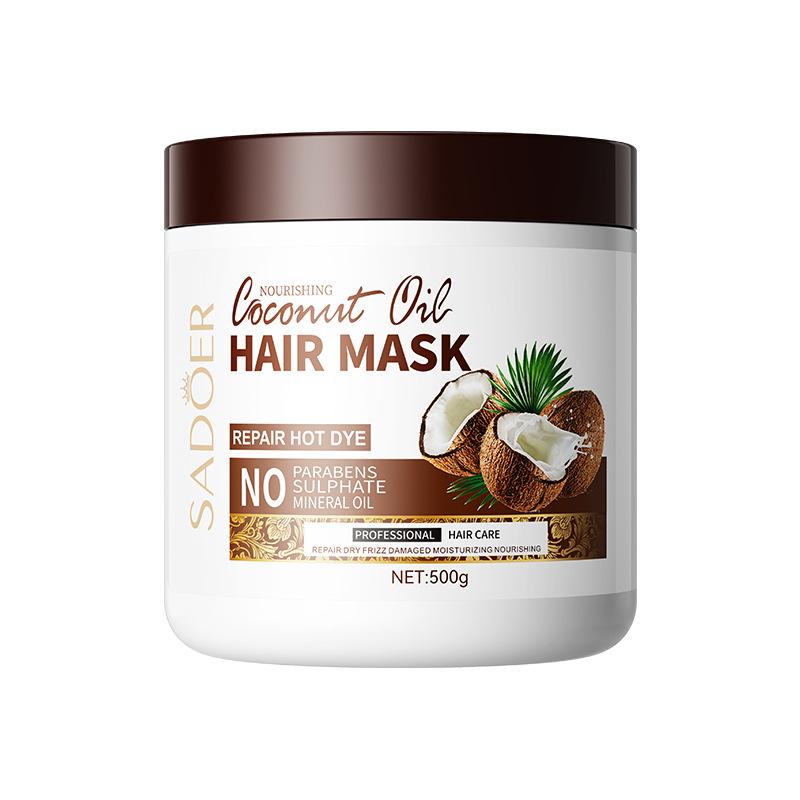 Hair Conditioner Coconut Moisturizing Hair Mask Hairstyle Improves Frizz and Repairs