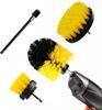 5Pcs Drill Brush Attachment Set In Power Scrubber Brush with Drill Scrub Brush for Carpet Glass Car Tires Cleaning Showers Tub