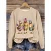 Women's Pullover Polyester Animal Dailywear Casual Print Casual Hoodie Long Sleeve Micro-elastic Fall Winter