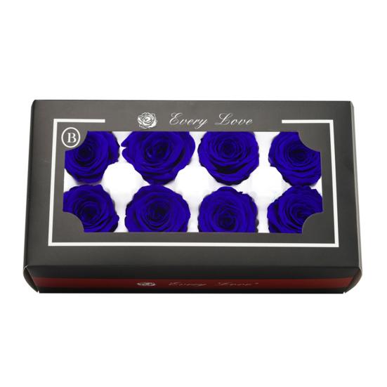 8 шт., вечные цветы розы, яркие цвета, естественный вид, вечное цветение, консервированный цветок ручной работы, украшение в виде розы