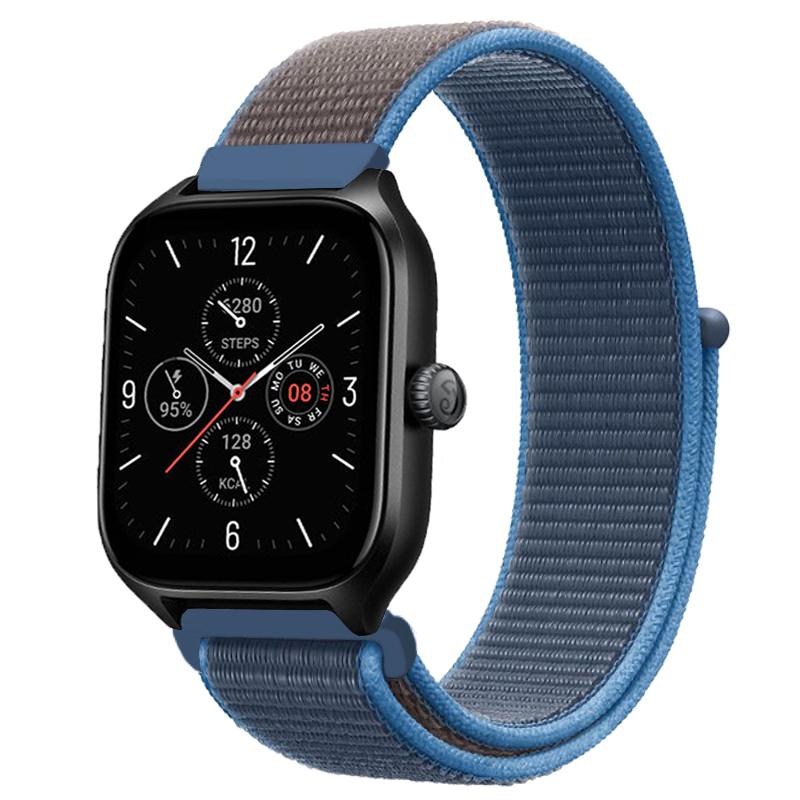 20 мм 22 мм Нейлоновый ремешок для Amazfit Balance 2 1/GTR 4 3 Pro 47 мм/Bip 6 5 Спортивный ремешок Correa для Amazfit Active 2/GTS 4 3 Ремень