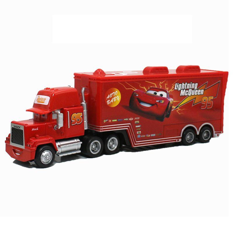 Pixar Тачки Детская игрушечная модель автомобиля Kesun Storm Дядя Мак грузовик из сплава