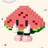 KNWE BUILT Мультяшные модели фруктов Микро Мини Строительные блоки Игрушки - Идеально для детей для изучения фруктов Головоломка Праздничный подарок для ребенка