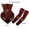 Children's Cartoon Print Face Towel: One Piece Luffy & Naruto Bike Sun Protection