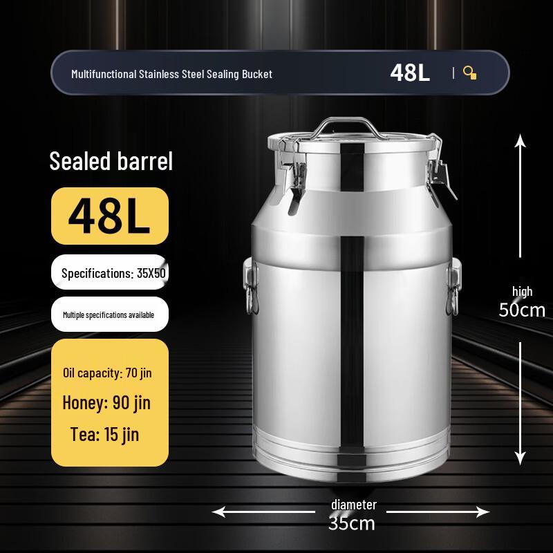 Jiwanggu 201 Stainless Steel Sealed Fermentation Storage Barrel