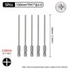 100mm Cross Head Screwdriver Bit Magnetic PH1 PH2 Phillips Screw Driver Bits 1/4” Hex Shank S2 Alloy Steel Electric Hand Tools