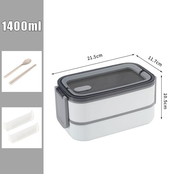 Складной ланч-бокс Bento с ручкой, японский набор ланч-боксов с ложкой и палочками для еды, контейнеры для хранения ланча для детей и взрослых