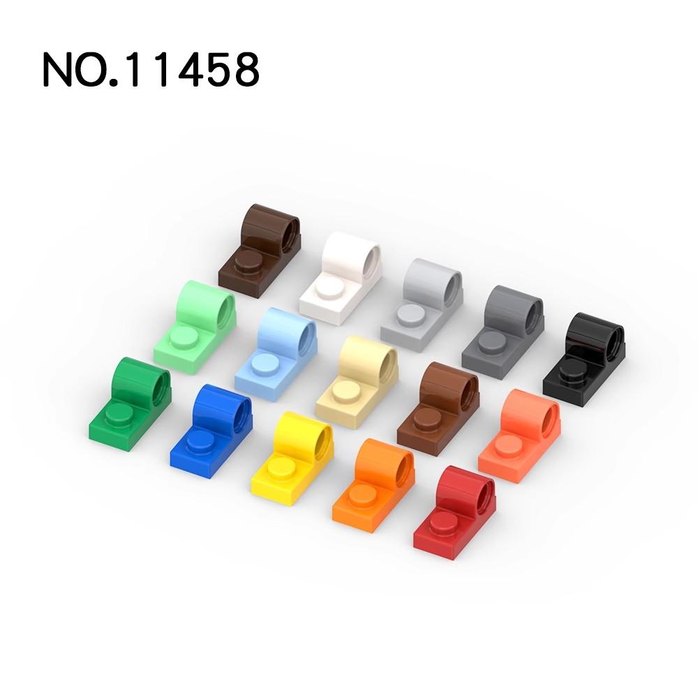20 шт. Совместимые с MOC Детали Сборки 11458 Пластина, 1x2 с Отверстием под Штифт для Строительных Блоков Детали DIY Образовательный Подарок Игрушка