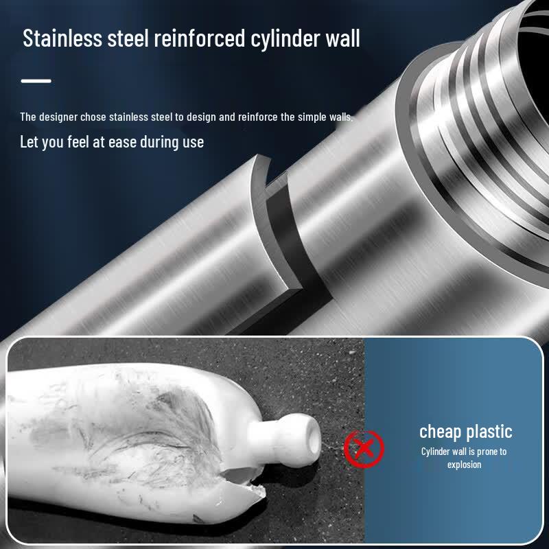 Stainless Steel Toilet Plunger & Sewer Dredger Set
