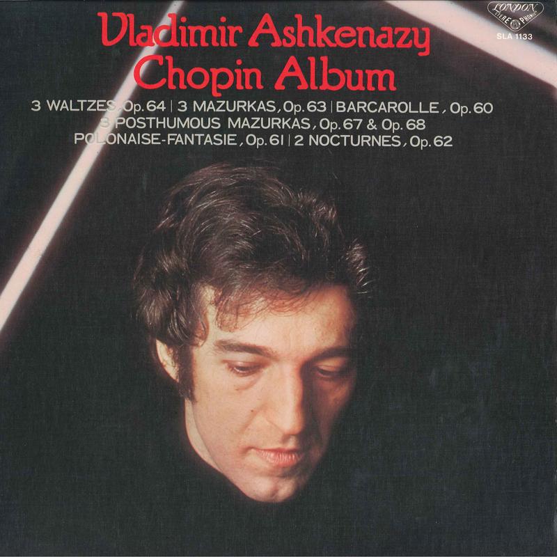 LP Пластинка ВЛАДИМИР АШКЕНАЗИ - Шопен АЛЬБОМ SLA1133 LONDON 1977 Япония Оби Классика Б/У