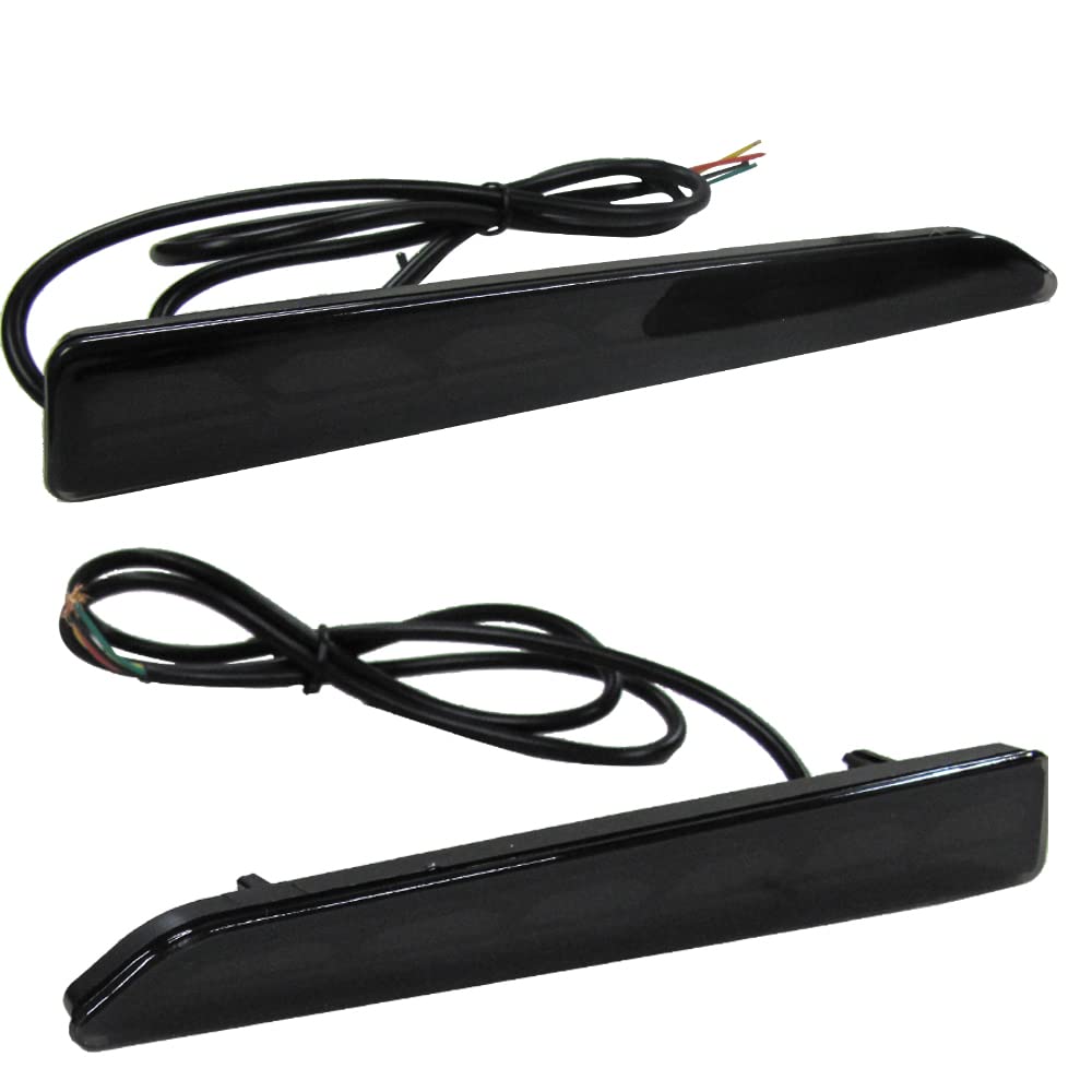 Flowing Turn Signal LED Reflector with Smoke Compatible with Tanto Custom and later Lens, (H19.12 models)