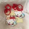 2 шт. Милый пиксельный стиль Sanrio Hello Kitty Bell Star Брелок Подвеска Девичья цепочка для телефона Шарм для Ccd-камеры Аксессуары Брелок Подарки