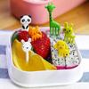 10 шт. симпатичная мини-ферма животных мультфильм еда выбор детей закуски торт десерт еда фрукты вилки обед бенто аксессуары декор для вечеринки