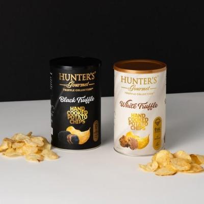 [Hunter's] Картофельные чипсы с черным трюфелем 150 г Черный / Белый