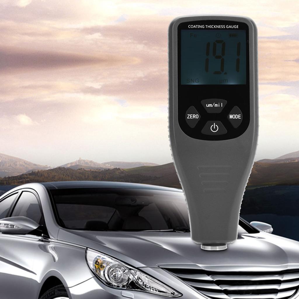 RZ240 Digital LCD Paint Coating Thickness Gauge Tester Metal Auto Test Measuring 0~1500um