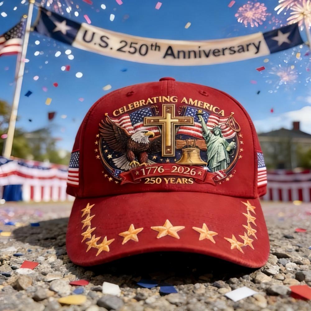Us 250th Anniversary Cap Versatile Flag Embroidery Hat Statue Of Liberty Hat Retro Patriotic Baseball Cap For Casual Outings