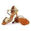 Women Girls Latin Dance Shoes High-heeled Salsa Ballroom Tango Shoes Soft Sole 7CM  Heel