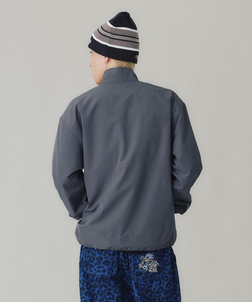 Мужская куртка Ripstop на молнии до середины, серая [очень большая],