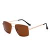 New Small Frame Square Sunglasses Men'S Polarized Metal Fashion Sun Glasses Men'S Outdoor Driving Eyewear Uv400
