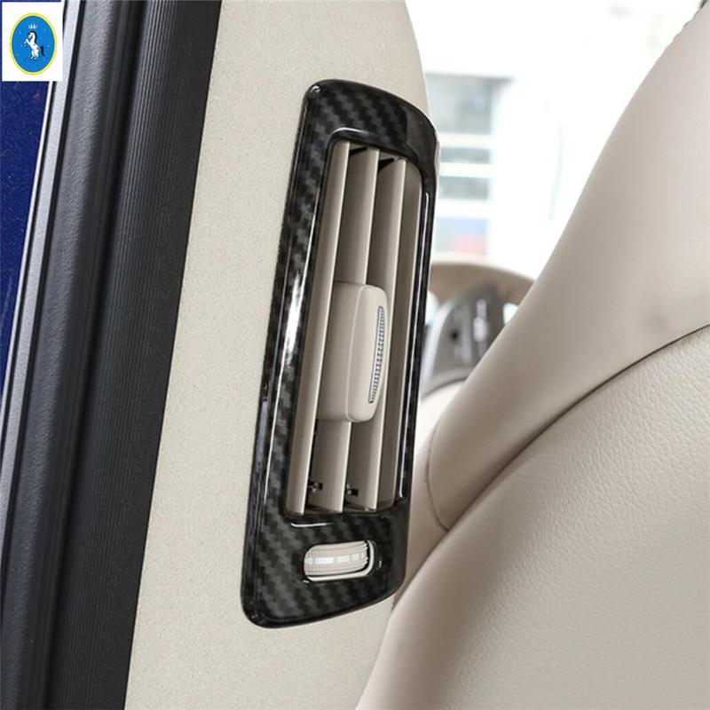 Carbon Fiber Interior Accessories Air AC Lift Button Lights Control Panel Cover Trim For Benz G Class W464 G350 G500 -