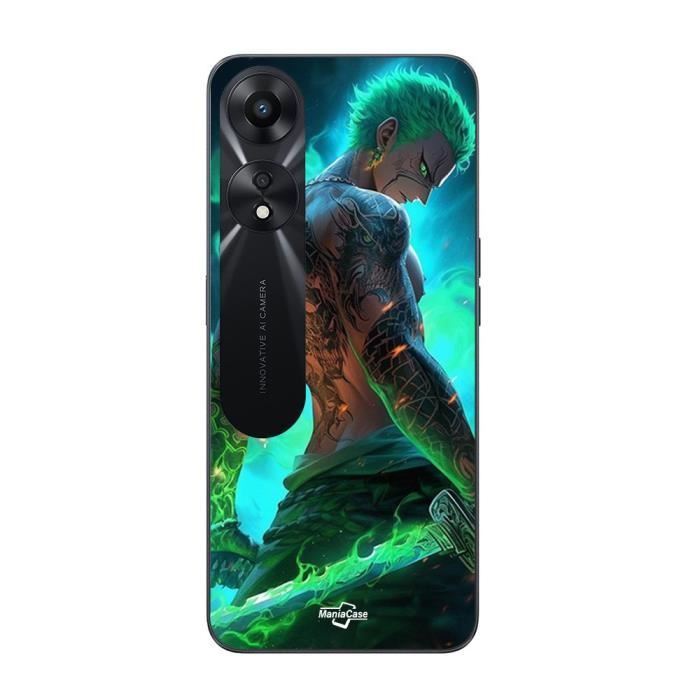 Coque - MANIACASE - Oppo A78 5G - One Piece Zoro - 3D - Souple