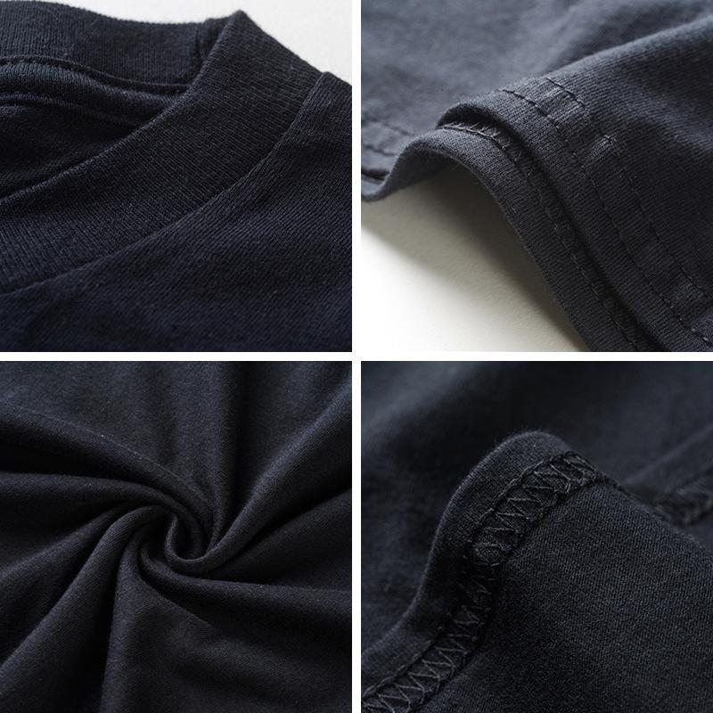 Европейский и американский уличный стиль, готическая футболка с принтом черепа