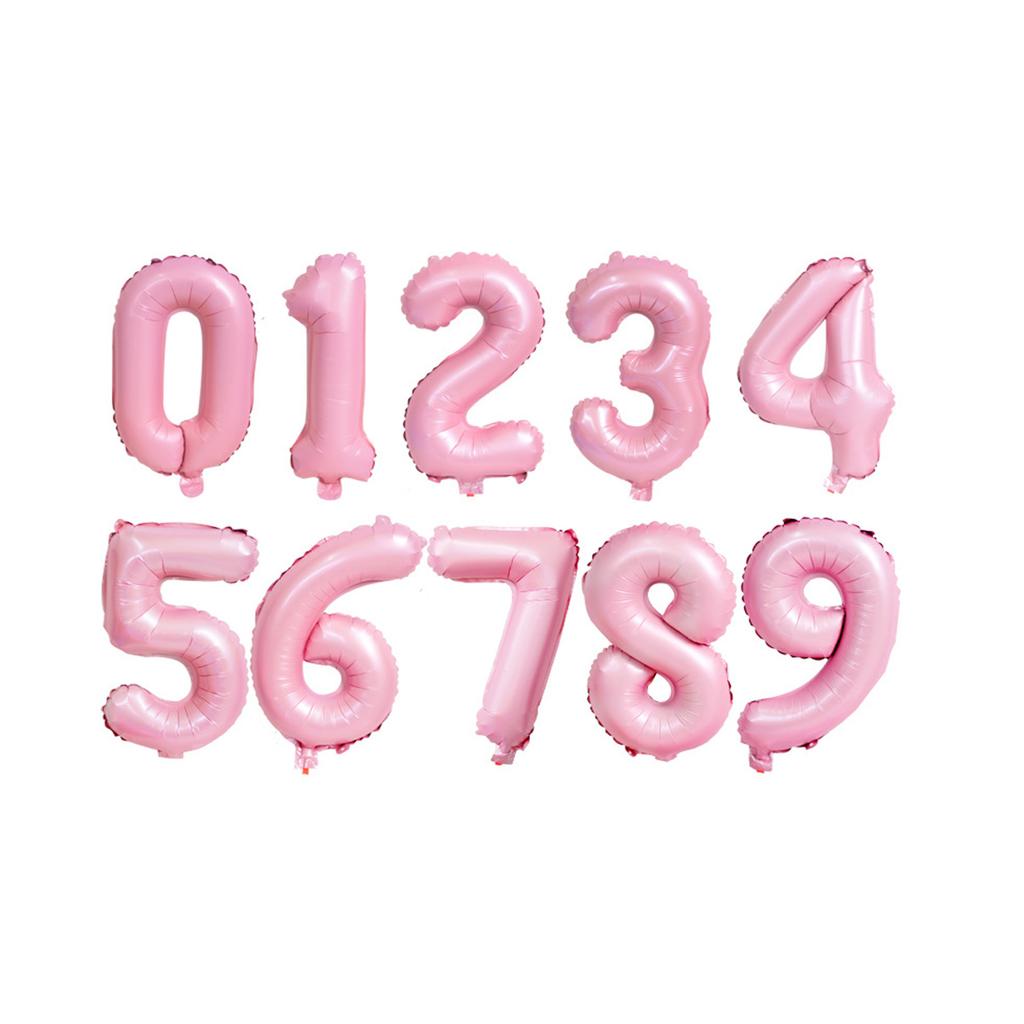 24pcs/Set Pink Leopard Balloons Tropical Hawaiian 32inch Number Foil Helium Globos Baby Shower Birthday Party Decorations