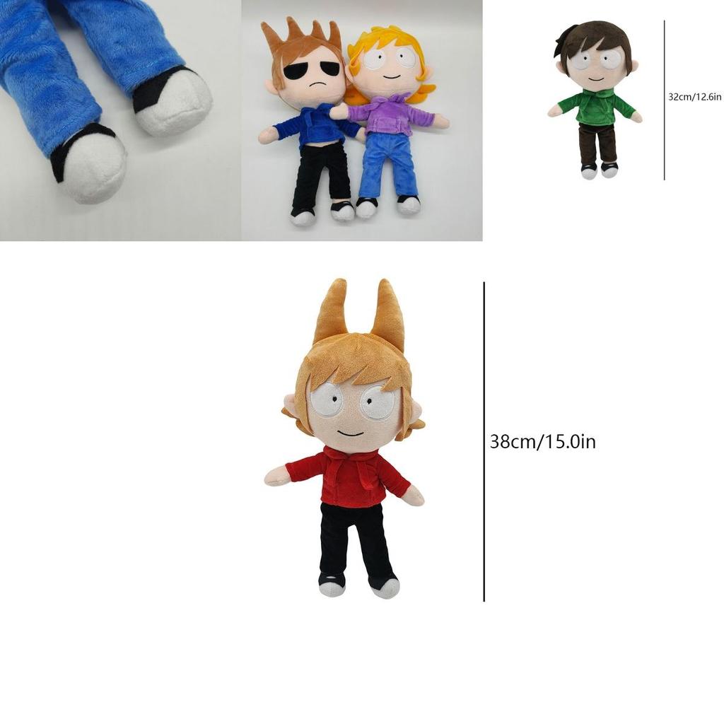 Adorable Eddsworld Plush Cartoon Doll Indoor Plush Toy Featuring Soft And Comfortable Fabric
