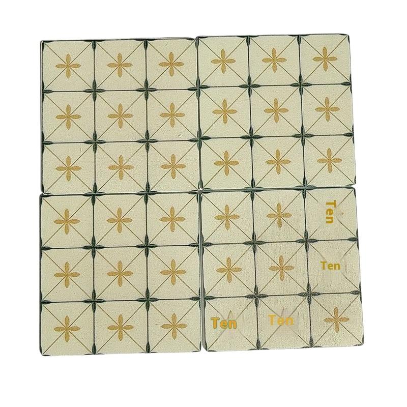 1шт 1:12 Кукольный домик Миниатюрный Квадратный Деревянный Пол Модель Ванная Гостиная Декорация Игрушка Аксессуары для Кукольного Домика