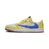 X Travis Scott Air Jordan 1 Retro Low OG Нескользящие Низкие Детские Баскетбольные Кроссовки Желтые DZ5909-700