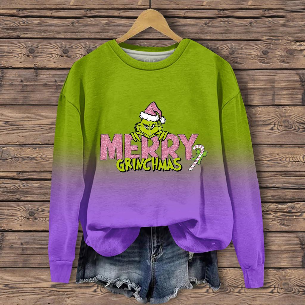 Женская мода, повседневный пуловер с длинными рукавами и капюшоном, толстовка с принтом на Хэллоуин