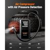 Пуско-зарядное устройство 4000А с компрессором 160 PSI, бустер автомобильного аккумулятора 12В, портативный пусковой бокс 88,8 Вт, для бензиновых двигателей 10,0 л / дизельных двигателей 10,0 л с 65 Вт F