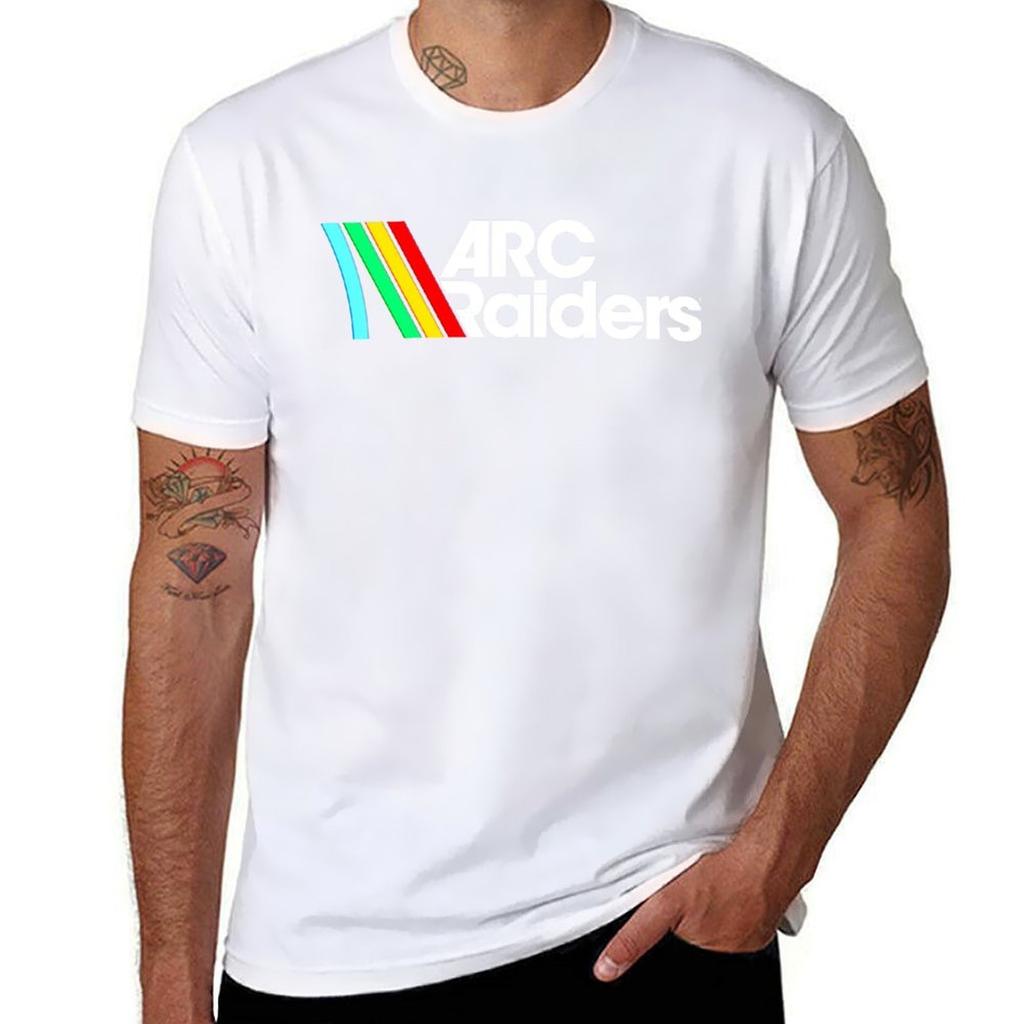 Футболка ARC Raiders Футболка Для Мужчины 100 Процентный Хлопок Футболка Мужская Роскошная Футболка Оверсайз Уличная Одежда С Коротким Рукавом Летняя Женская Мужская Одежда