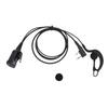 G Shape Earpiece Headset Fit for Kenwood TK 2100 TK 3207 2 Way Radio Earpiece with Push to Talk Key Mic 2 Pin