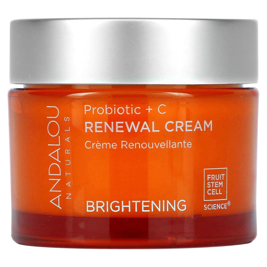 Renewal Cream, Probiotic + C, Brightening, 1.7 Fl Oz (50 Ml)