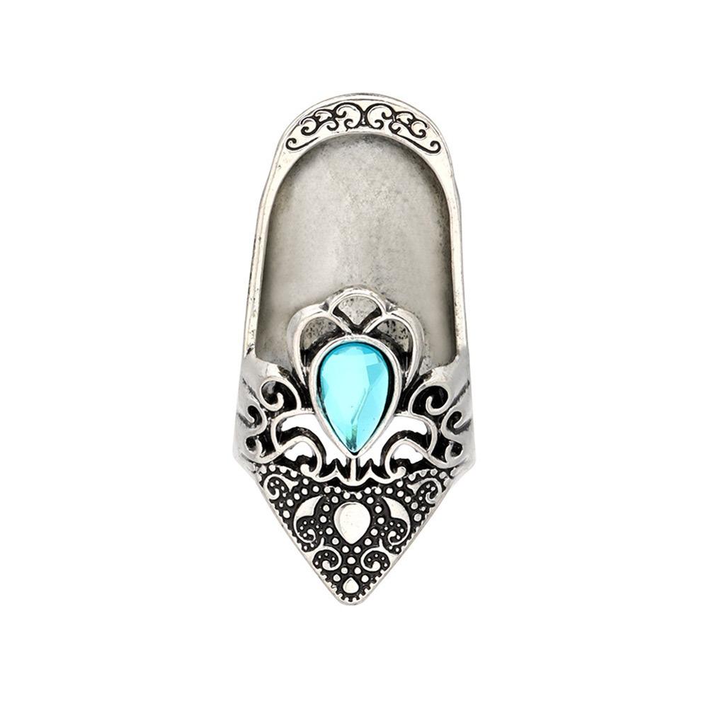 Metal Open Nail Acorn Thimble Durable Open Nail Acorn Finger Protector  for Embroidery