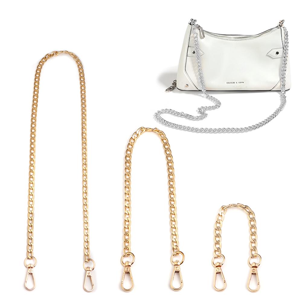 20/40/80/120 см Металлические Алюминиевые Цепи Замена Подмышечные Crossbody Плечевые Сумки Ремешок Удлинители Цепи DIY Аксессуары