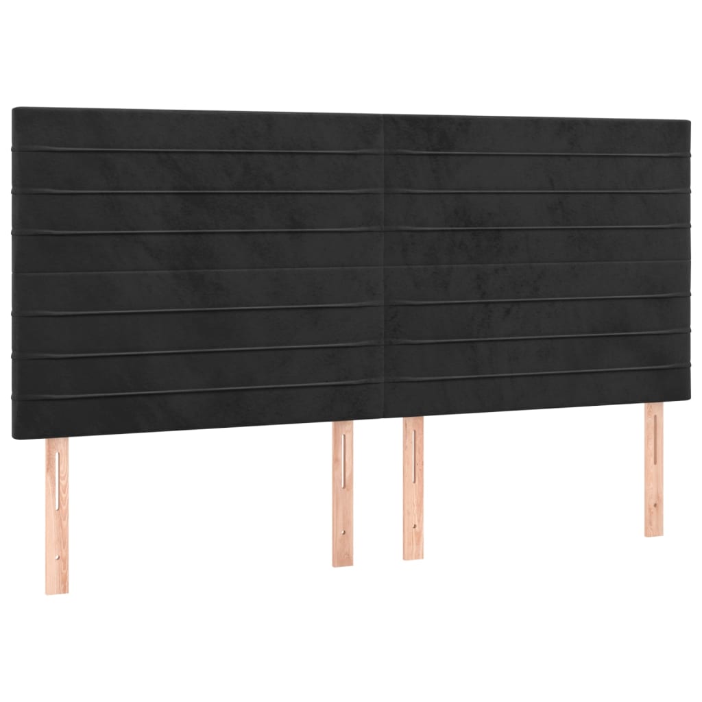Vidaxl Rama Łóżka Bez Materaca, Czarna, 200X200 Cm, Aksamitna